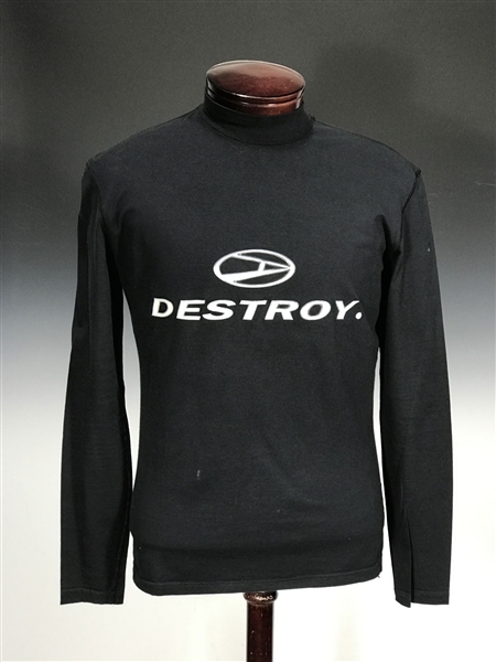 Elton John Owned and Worn “Destroy” Brand Long Sleeve Shirt (with Photo of Elton Wearing it!) from the 1996 Neiman Marcus "Eltons Closet" Sale of His Clothing