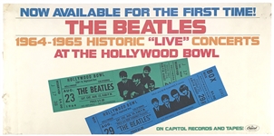 1977 <em>The Beatles at the Hollywood Bowl</em> Capitol Records Poster Featuring Original Pictorial Concert Ticket Images 
