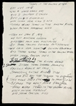 Johnny Cashs Handwritten Lyrics for “Tears in the Holston River” - An Early Draft with Original Alternate Lyrics!