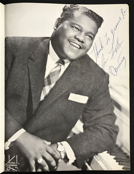 1957 Concert Program for “The Biggest Show of Stars for 57” Signed by Fats Domino and Clyde McPhatter