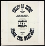 1965 <em>HELP!</em> Advertising Original Production Artwork for the Beatles Soundtrack Album