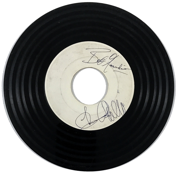 Franki Valli and Bob Gaudio Signed 1963 VEE-JAY Records “Not For Sale” 45 RPM Promo Disc for The Four Seasons Song “Peanuts” 