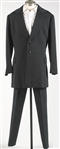 Johnny Cash’s Performance-Worn “Eaves Costume Co.” Black Suit Coat and “Manuel” Pants with White Dress Shirt and Black Leather Boots