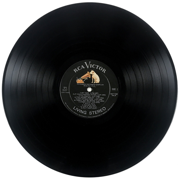 1959 RCA Victor SPS 33-57 <em>November/December Sampler</em> Featuring Elvis Presleys “I Beg of You” from <em>50,000,000 Elvis Fans Cant Be Wrong</em>