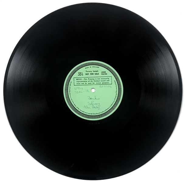 1966 RCA Victor 33 1/3 RPM UK Test Pressing LP for Soundtrack of Elvis Presleys Film <em>Frankie and Johnny</em>