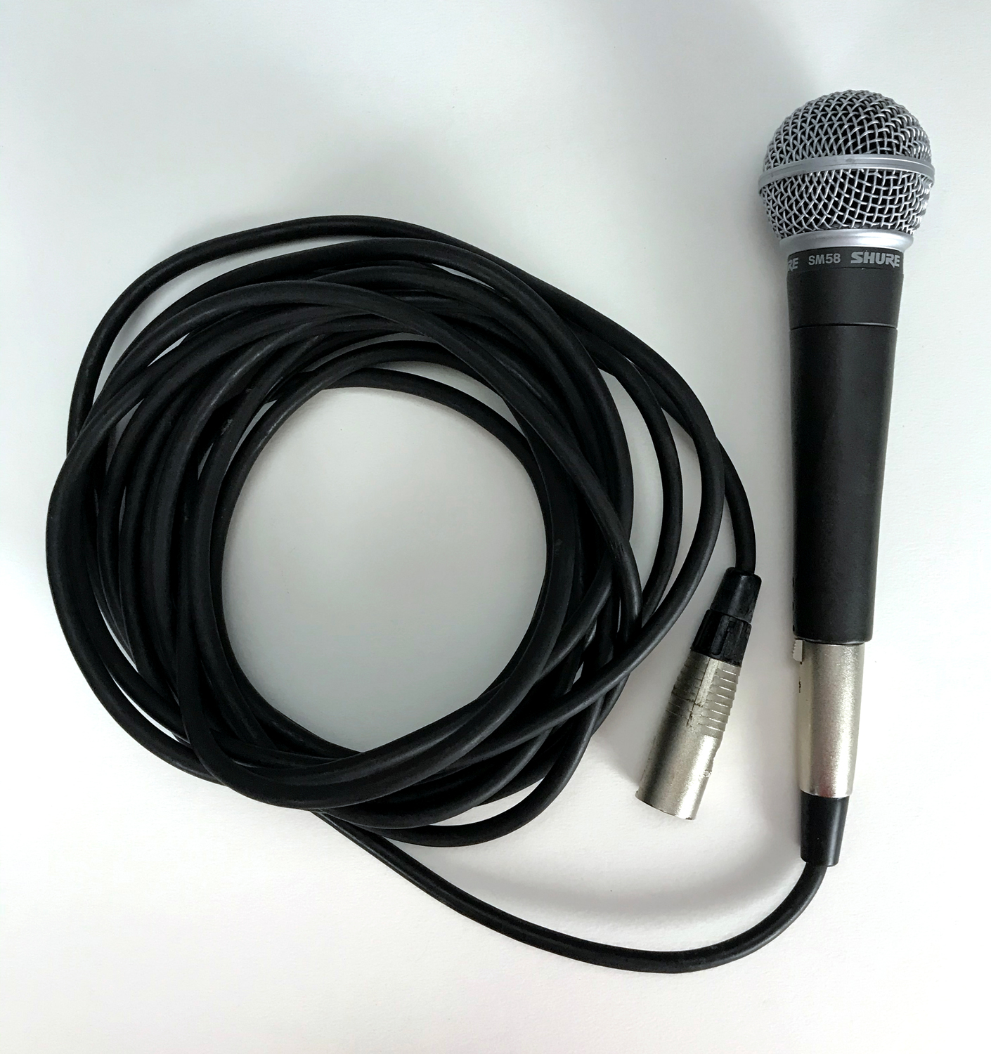 Detail - Elvis Presley Shure Model "SM58" Microphone and Cord Used in the Film <em>Elvis: That's the Way It Is</em> – Acquired from A Sound Technician That Worked on the Film!