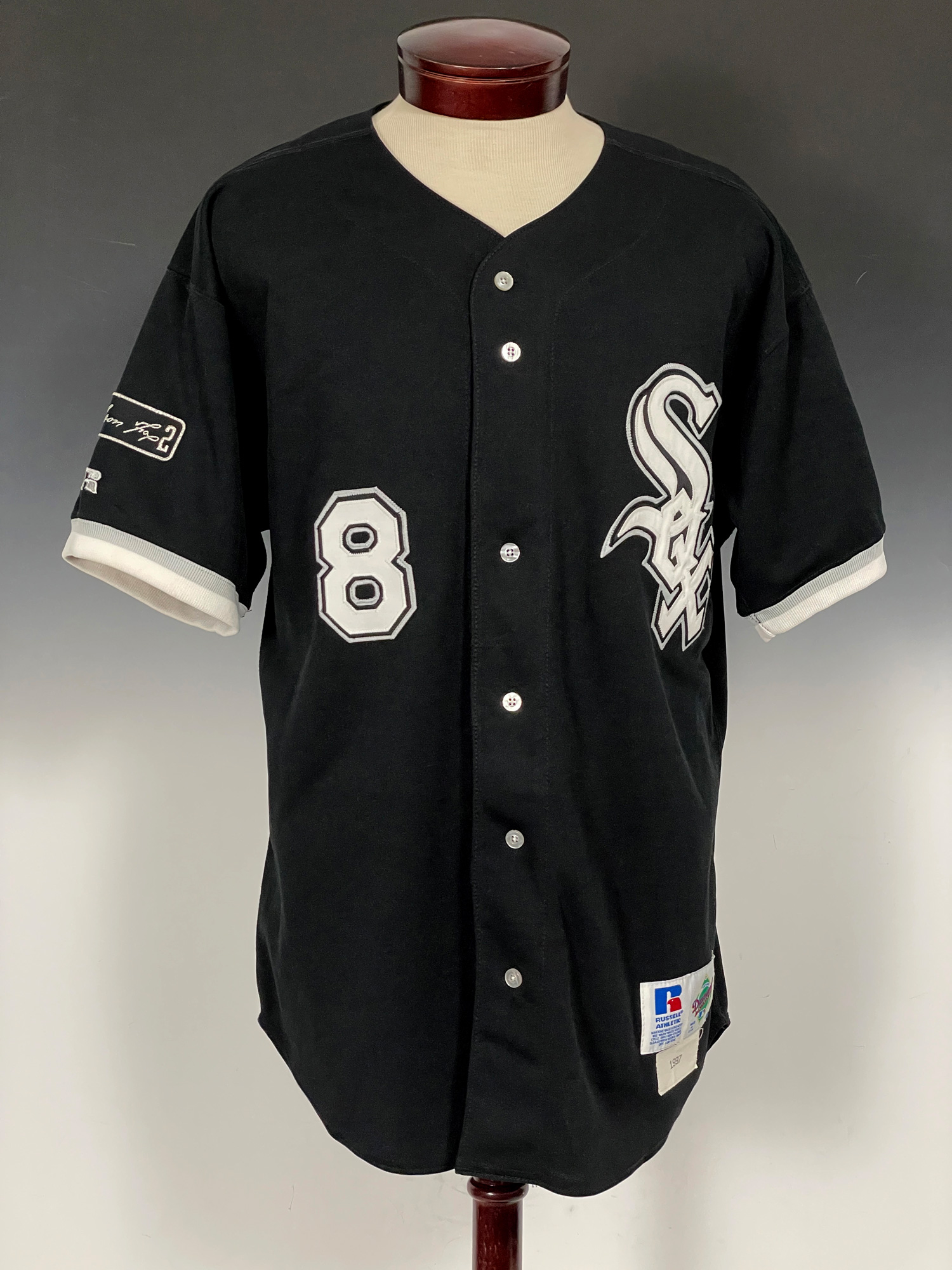 Lot Detail - 1997 Albert Belle Chicago White Sox Game Used Road Uniform -  With Nellie Fox Hall of Fame Patch