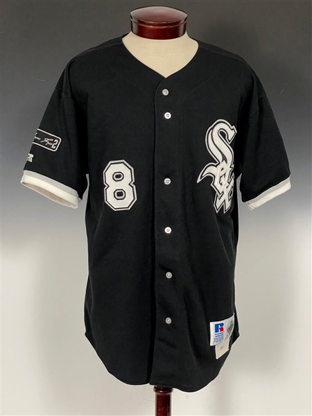 1997 Albert Belle Chicago White Sox Game Used Road Uniform - With "Nellie Fox" Hall of Fame Patch