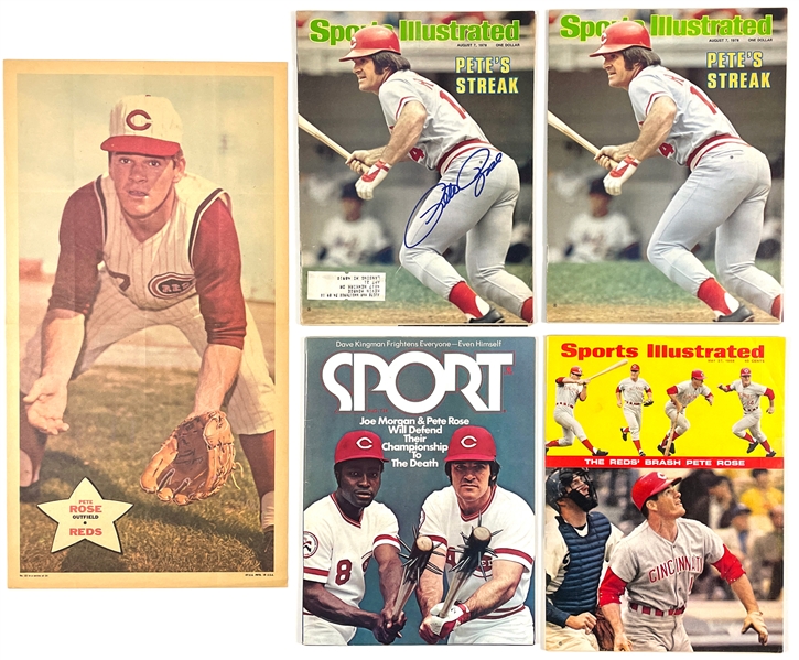 Cincinnati Reds Pete Rose Sports Illustrated Cover Framed Print