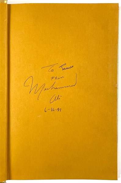 Muhammad Ali Signed Hardback Copy of <em>Prayer and Al-Islam</em> - Beautiful 1980s Ballpoint Signature!