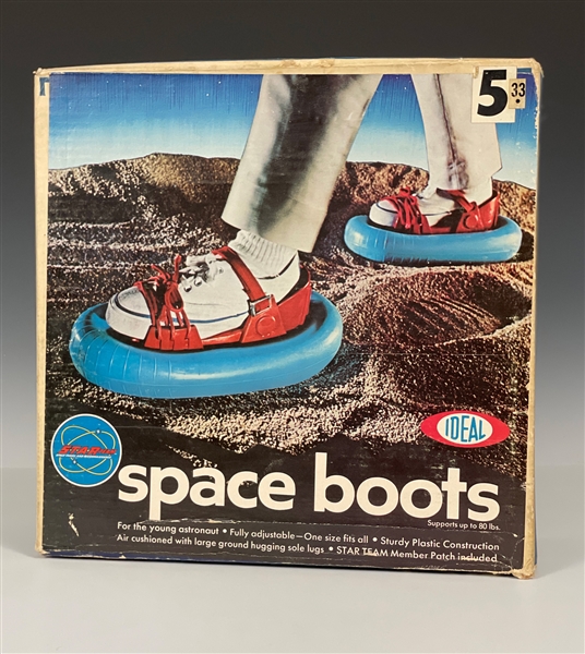 1969 IDEAL “Space Boots” Mint in Pictorial Box