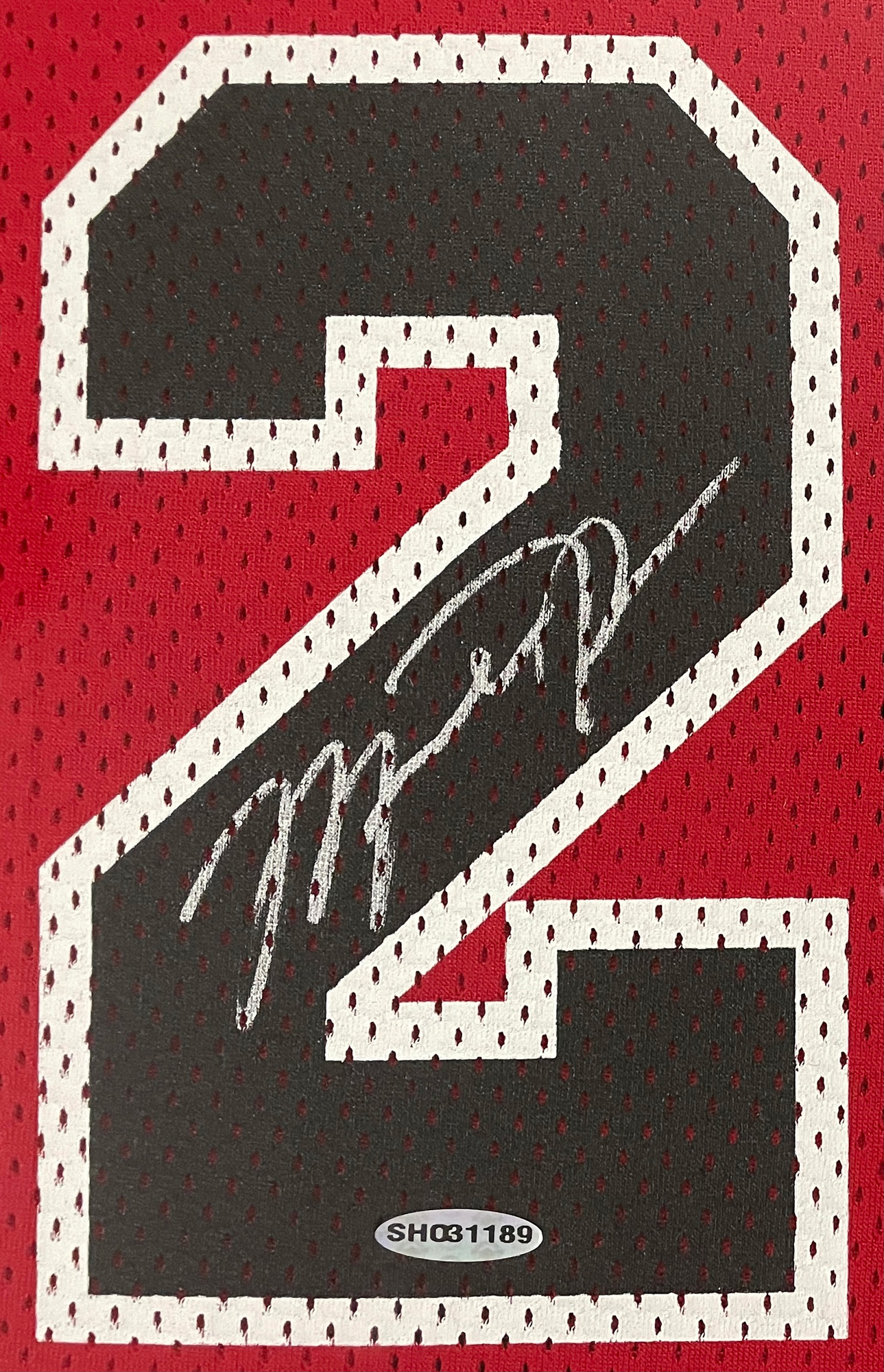 Michael Jordan Personally Signed Red Chicago Bulls Jersey – Sports Online