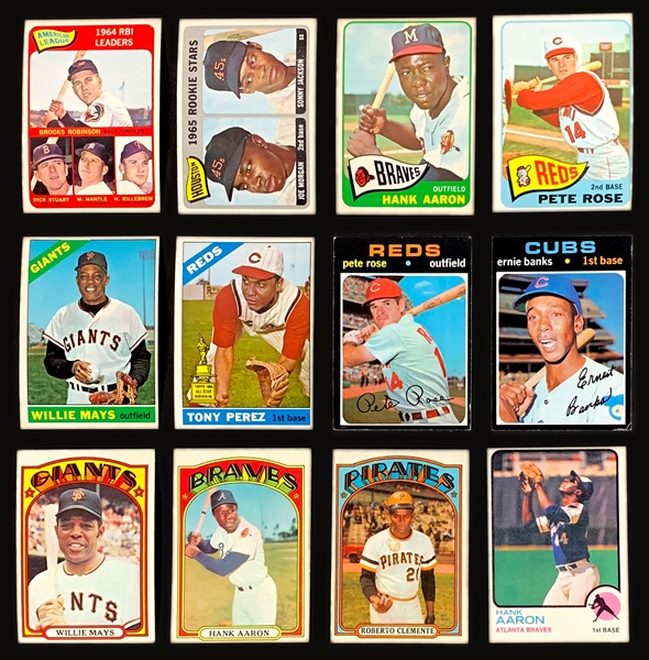1960s-1970s Topps Baseball Bonanza Including Higher Grade 72-79 Groups (More than 1,000 Cards!)