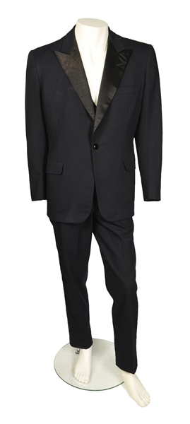 Elvis Presley Owned Custom Black Three-Piece Tuxedo Made for His 1969 Film <em>The Trouble with Girls</em> - with Graceland Authenticated LOA