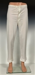 Elvis Presley Owned White Pajama Bottoms – Gifted to Stamps Member Ed Hill – Former Mike Moon Collection