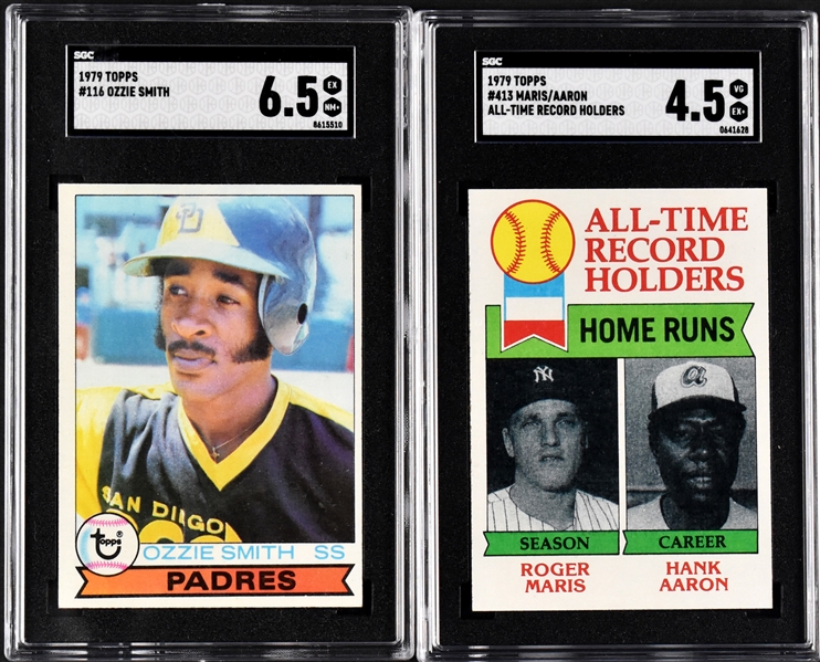 1979 Topps Baseball Complete Set (726) Incl. #116 Ozzie Smith SGC 6.5