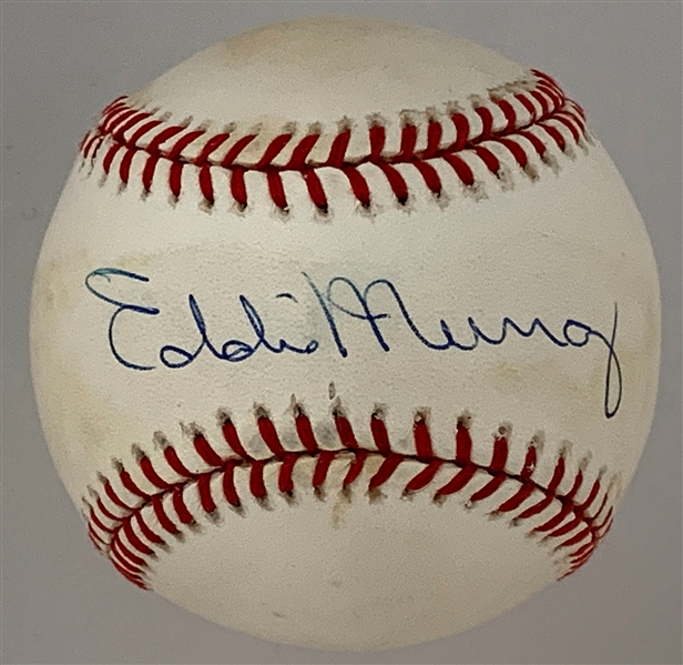 Eddie Murray Single Signed Baseball