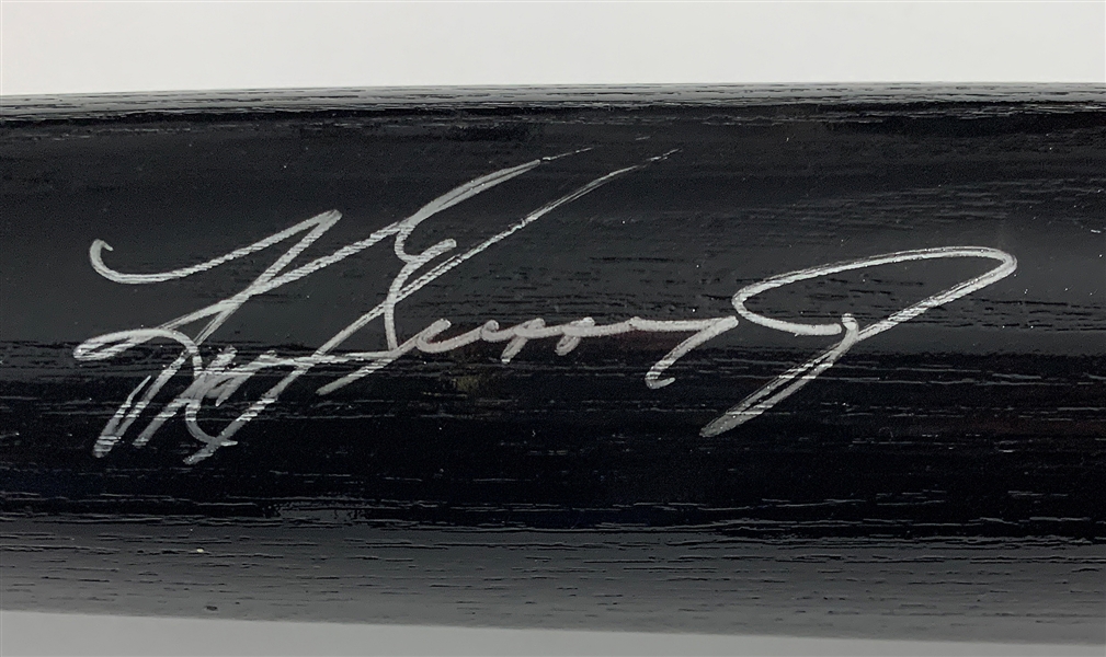 Ken Griffey, Jr. Signed Black Rawlings Bat