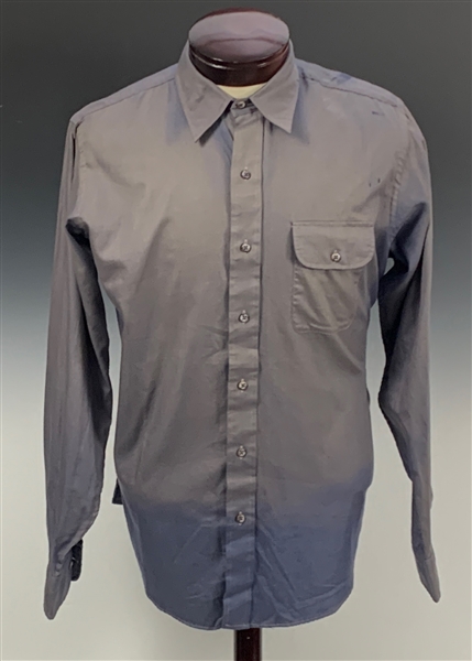 Elvis Presley Owned “Allen Solly” Western Shirt Worn While and Horseback Riding at His “Circle G” Ranch – Former Mike Moon Collection