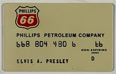 Elvis Presley Owned Phillips 66 Credit Card - Issued in 1969 – with LOA from Graceland Authenticated