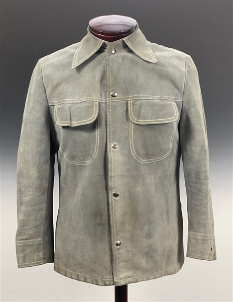 Elvis Presley Owned Mid-1960s Blue Suede Jacket Gifted to Sonny West – Former Mike Moon Collection