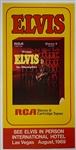 1969 Elvis Presley <em>From Elvis in Memphis</em>  8-Track RCA Record Store Poster – Promoting Elvis at the “International Hotel Las Vegas August, 1969”