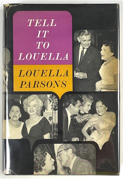 Louella Parsons Signed 1961 Autobiography <em>Tell it to Louella</em>