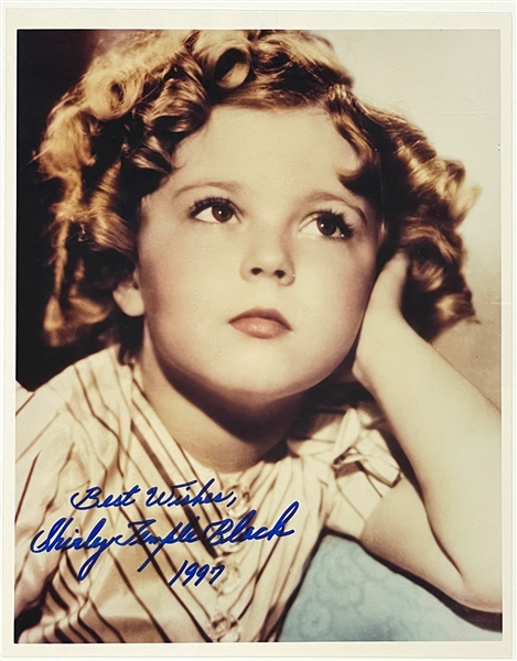 Shirley Temple Signed 8 x 10 Photo