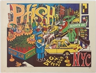 Phish 2009 Madison Square Garden Poster by Artist Jim Pollock – Limited Edition (133/1100)