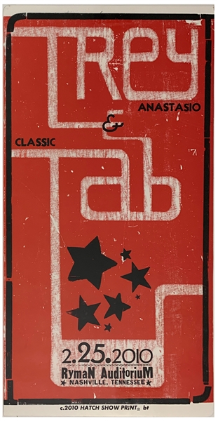 TREY ANASTASIO (PHISH) Concert Tour Poster Collection of Three