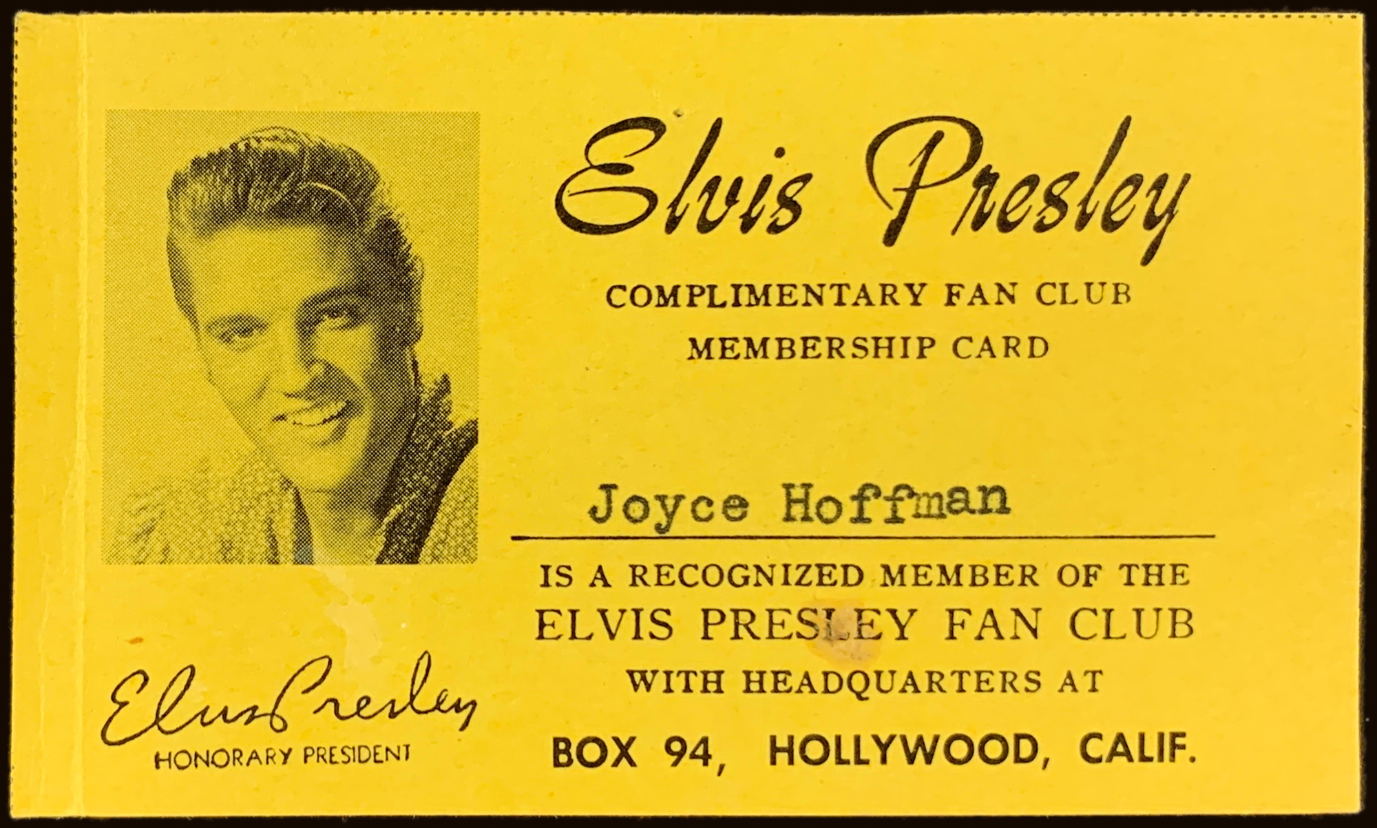 Elvis Presley Fan Clubs