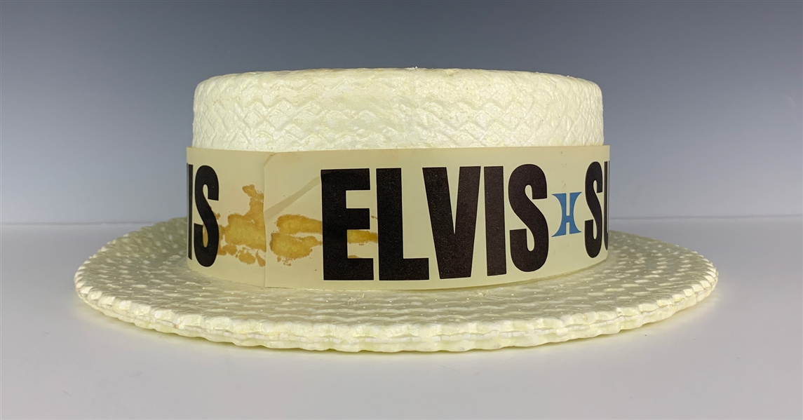 1970s Elvis Presley Hilton Summer Festival “Straw Hat”