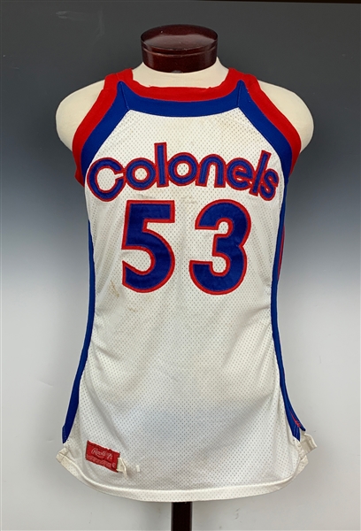 1974-76 Artis Gilmore Kentucky Colonels Game Worn Jersey - Worn in 1975 ABA Championship Finals - Graded A10 by MEARS!