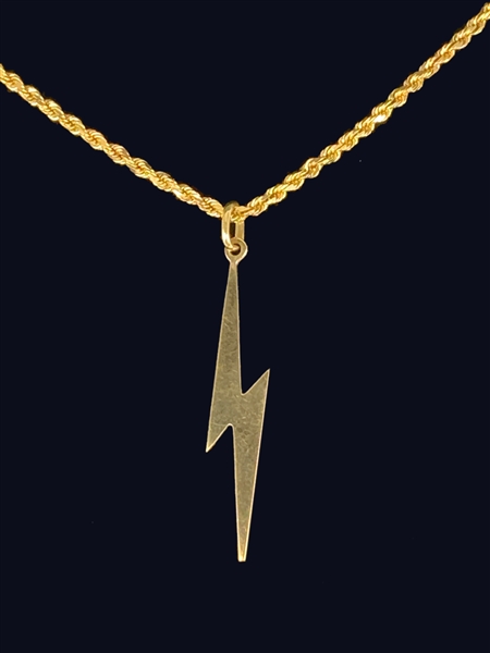 Elvis Presley Owned Lightning Bolt Necklace