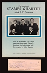 J.D. Sumner Signed "National Quartet Convention" Signed Check – Leader of Elvis Backup Group The Stamps Quartet