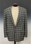Elvis Presley Owned and Worn 1955-56 Plaid Sport Jacket - Gifted to Carl Perkins/Johnny Cash Drummer WS "Fluke" Holland While Shopping for a New Lincoln!