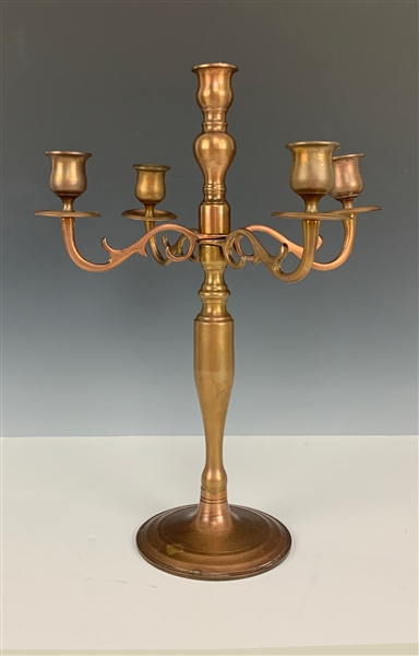 Elvis Presley Owned Brass Candelabra Used in Graceland – Given to His Housekeeper Nancy Rooks