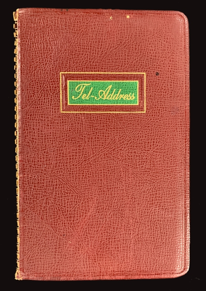 Senator Edward Kennedys Personal 1960s-70s Telephone Address Book – From the Rosalie Helm Collection (Kennedys Personal Assistant)