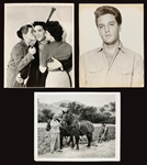 Elvis Presley 1950s and 60s News Service Photos (3) Referencing <em>Love Me Tender</em> and <em>King Creole</em>