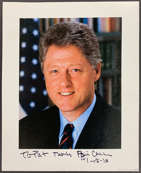 President Bill Clinton Signed Photo (BAS)