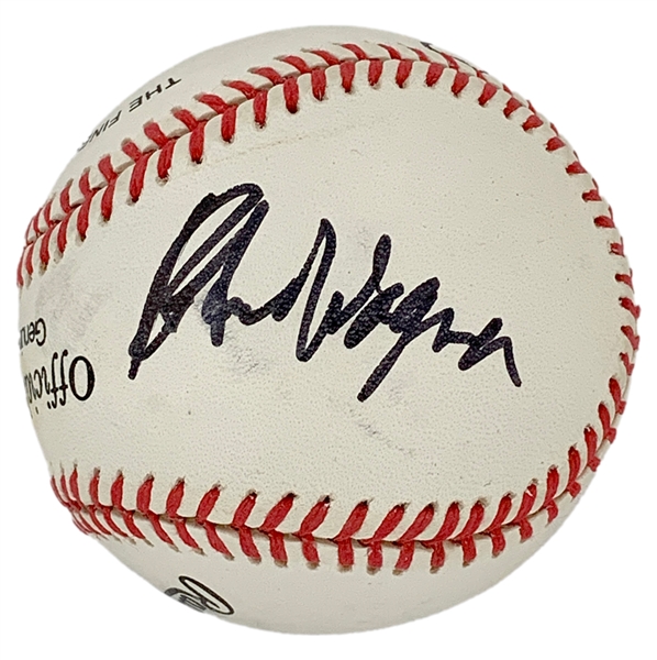 Robert Wagner and Jill St. John Signed Baseball - Hollywood Superstar Couple (BAS)