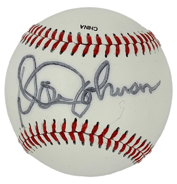 Don Johnson (<em>Miami Vice</em> Star) Single Signed Baseball (BAS)