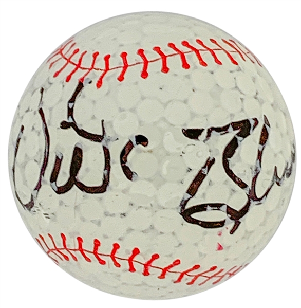 Vida Blue (Baseball Great) Signed Golf Ball (BAS)