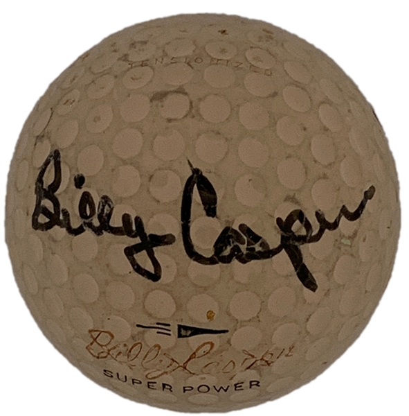 Billy Casper (Masters and U.S. Open Winner) Signed Golf Ball (BAS)