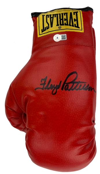 Floyd Patterson Signed Everlast Boxing Glove (BAS)