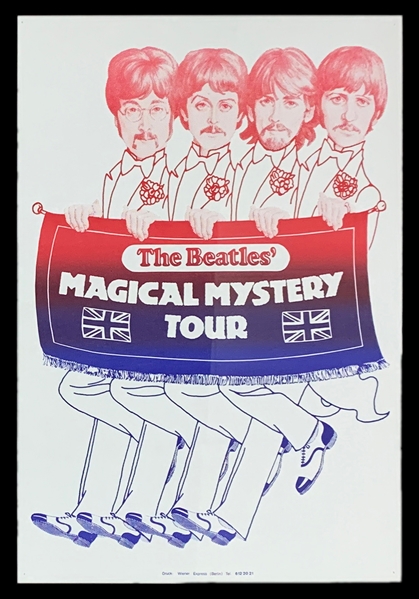 1974 German Movie Poster for The Beatles <em>Magical Mystery Tour</em> (re-release)