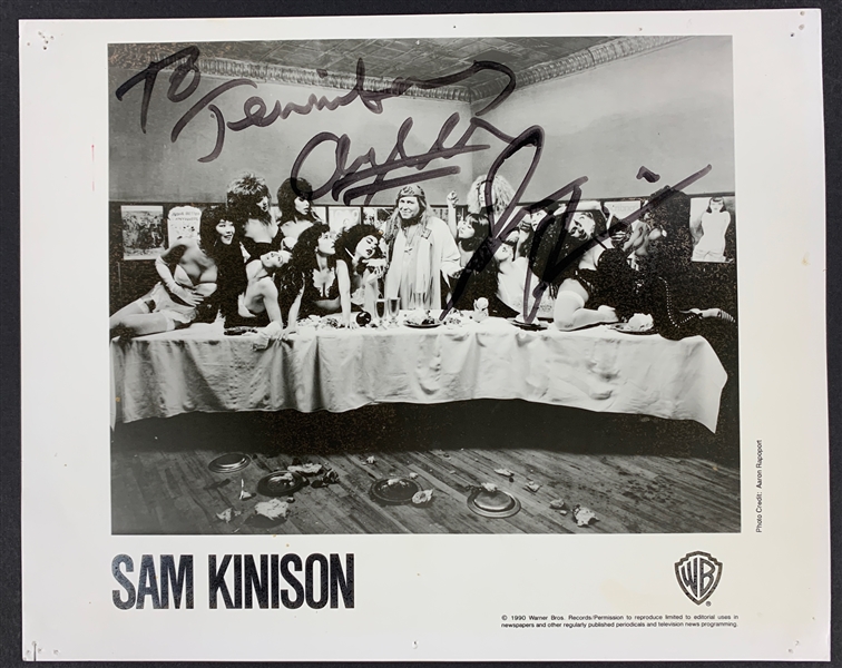 Sam Kinison Signed “Last Supper” Warner Bros. Promotional Photo (BAS)