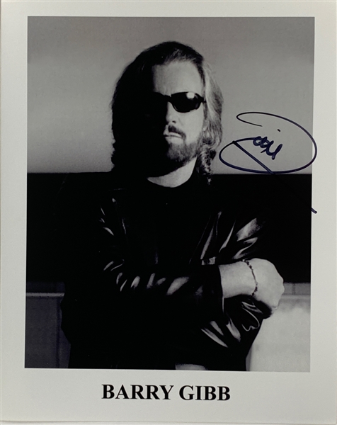Barry Gibb (Bee Gees) Signed 8 x 10 Photo (BAS)