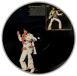 1972 Picture Disc Test Pressing for Elvis Presleys Live LP <em>Elvis As Recorded at Madison Square Garden</em>