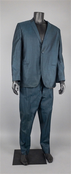 1960s WS “Fluke” Holland Stage-Worn “Disney Toronto” Shimmering Green Two-Piece Suit – Worn Performing with Johnny Cash